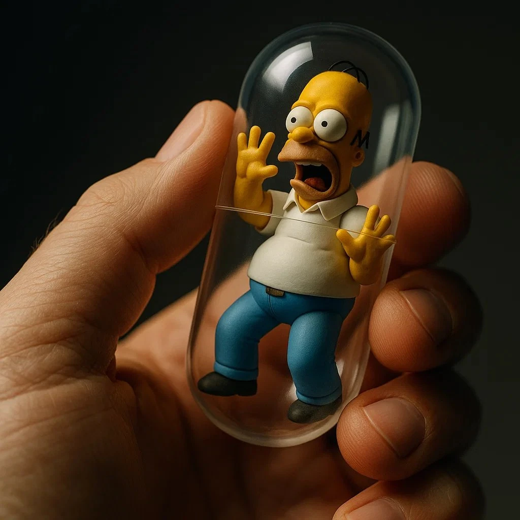 Miniature Transparent Capsule