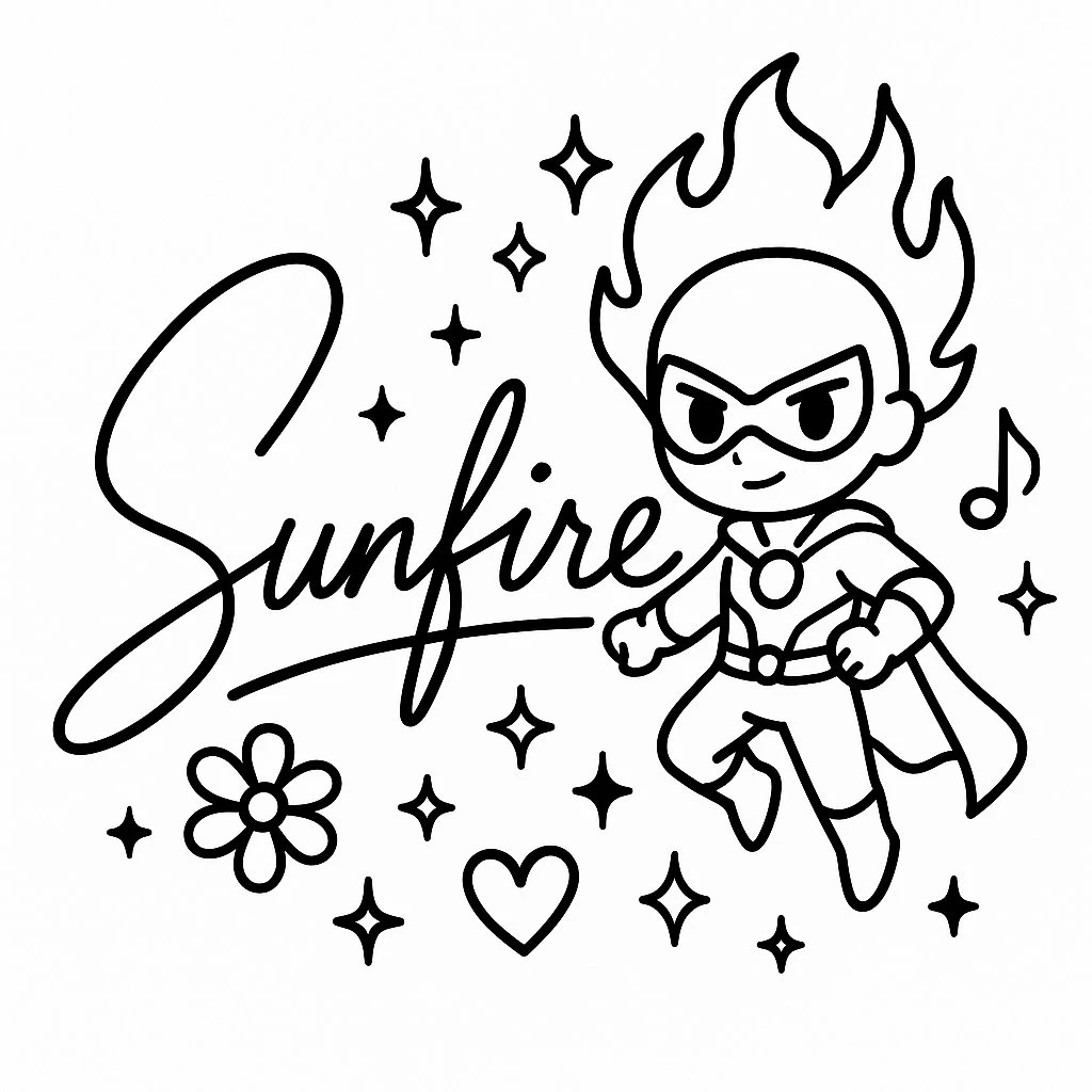 Beloved Character Making Anime Style Signature