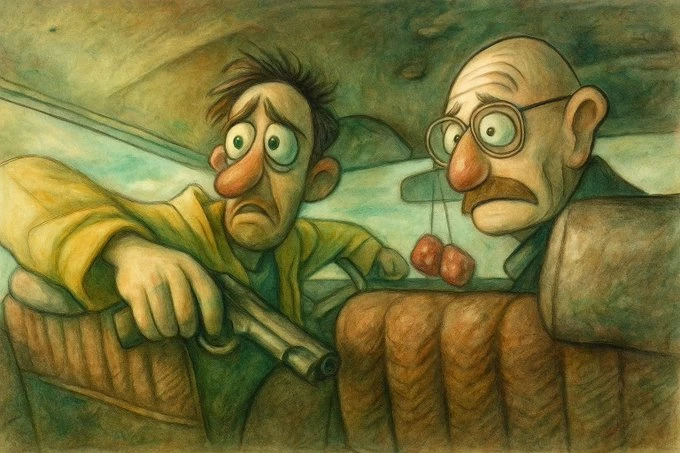 Weird and Dreamy Surreal Illustration