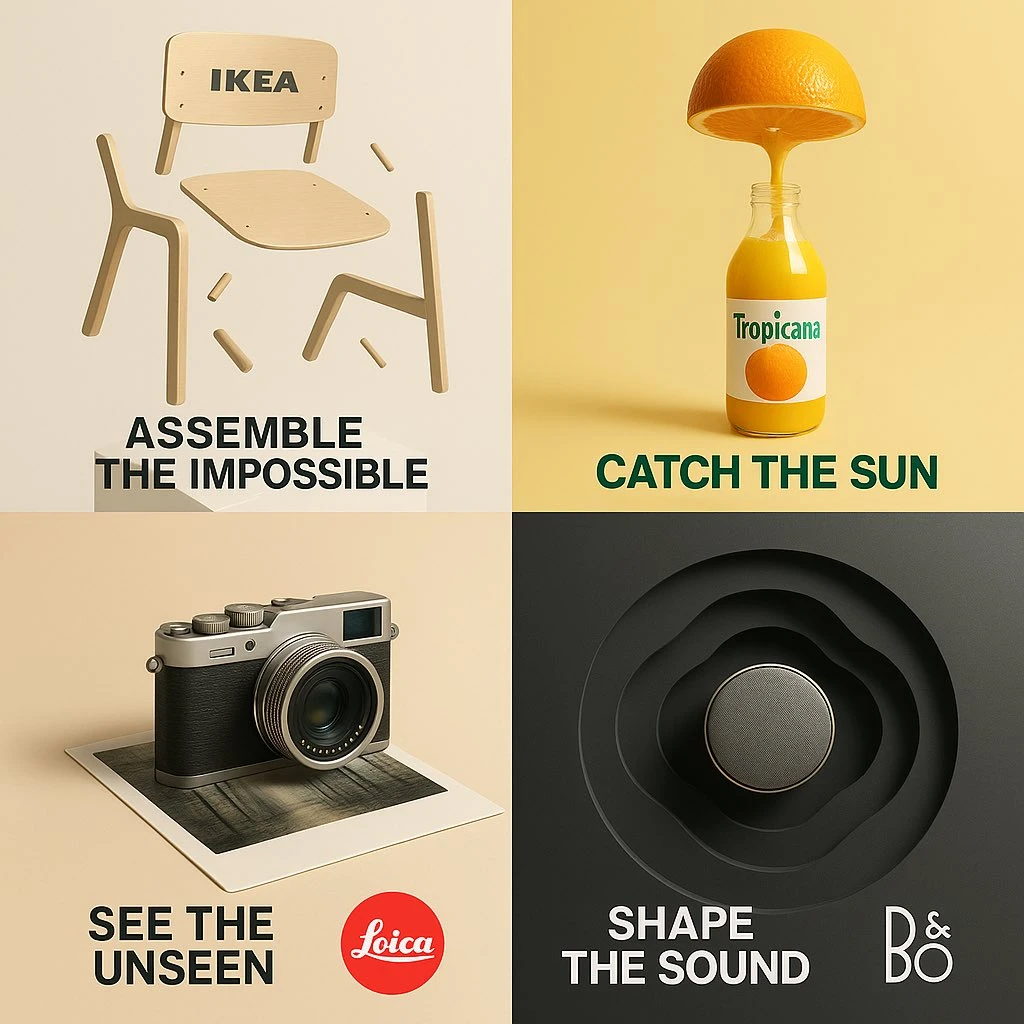 Surrealist Minimalist Concept Ad