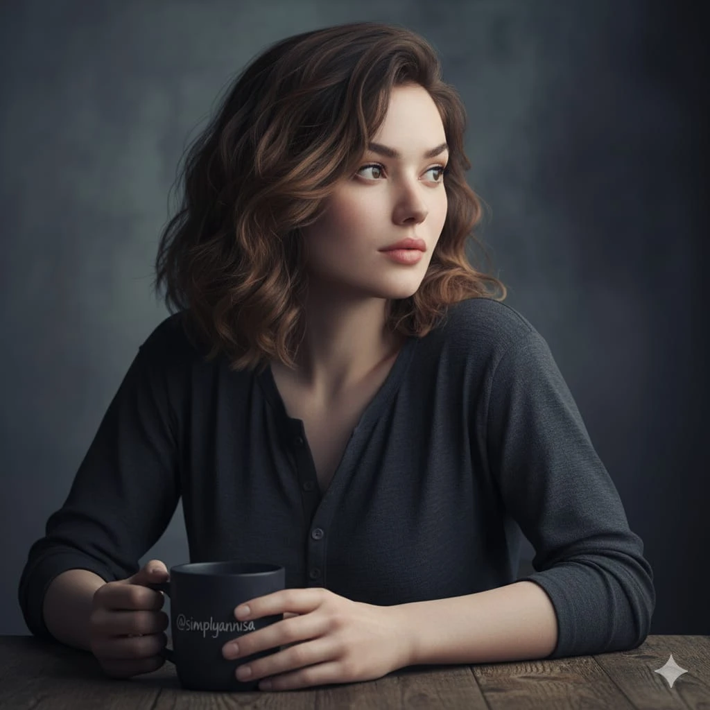 Cinematic surrealist portrait painting